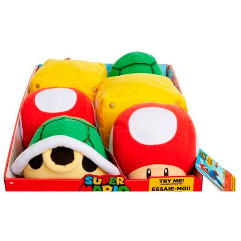 Pack De 6 Unidades - Peluche Super Mario Bros Sonido Surtido
