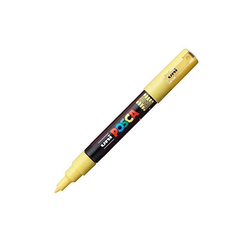 Pack De 6 Unidades Posca Marcador Pc-1m No Permanente Punta Extrafina 0.7-1mm Amarillo