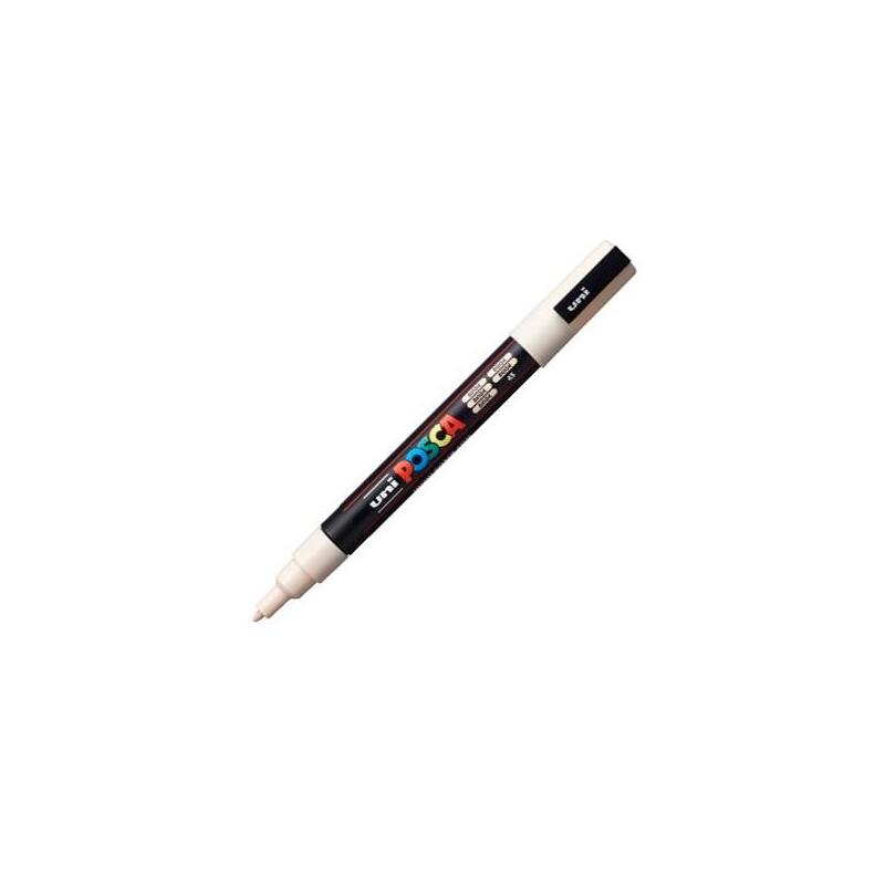Pack De 6 Unidades Posca Marcador Pc-3m Punta Cónica 0,9 - 1,3 Mm Beige