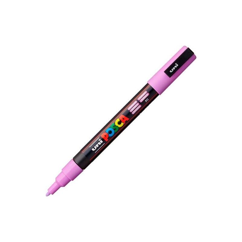 Pack De 6 Unidades Posca Marcador Pc-3m Punta Cónica 0,9 - 1,3 Mm Lavanda