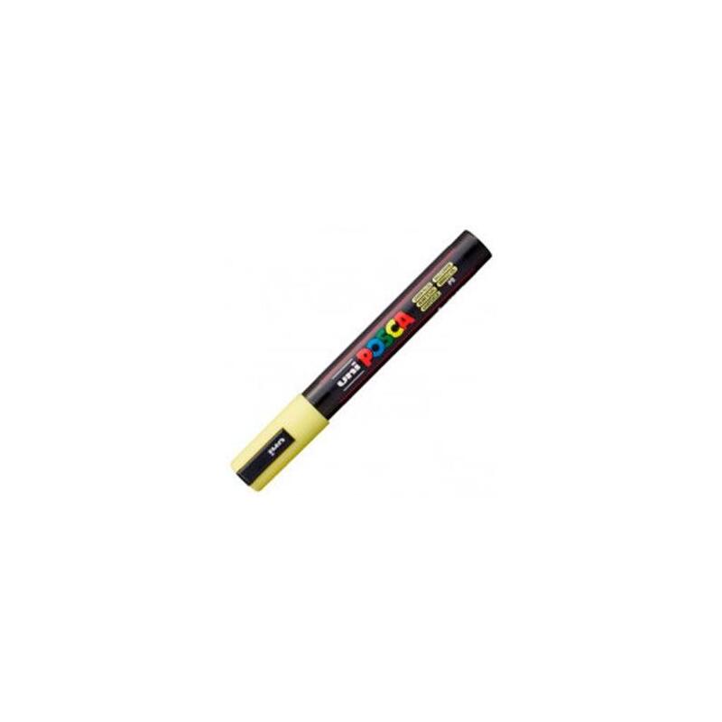 Pack De 6 Unidades Posca Marcador Pc-5m No Permanente Punta Forma De Bala 1,8 - 2,5 Mm Amarillo Sol