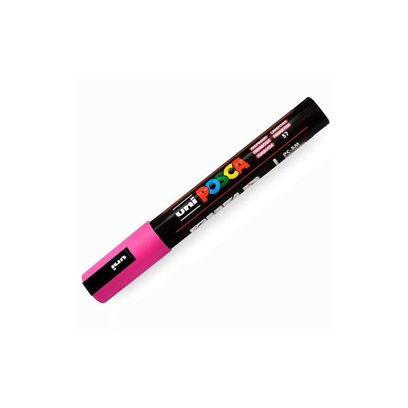 Pack De 6 Unidades Posca Marcador Pc-5m No Permanente Punta Forma De Bala 1,8 - 2,5 Mm Frambuesa