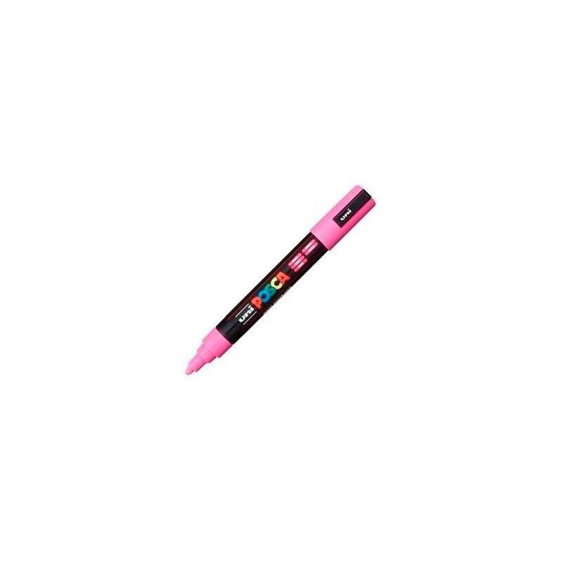 Pack De 6 Unidades Posca Marcador Pc-5m No Permanente Punta Forma De Bala 1,8 - 2,5 Mm Rosa
