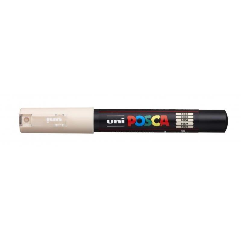 Pack De 6 Unidades Posca Pc-1m Marcador De Pintura - Punta De Poliester Conica 0.7mm - Tinta Base Al Agua - Resistente