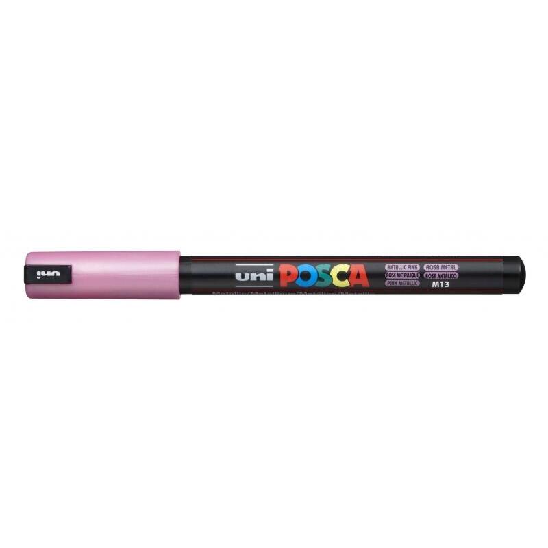Pack De 6 Unidades Posca Pc-1mr Marcador De Pintura - Punta Roller De Fibra 0.7mm - Tinta Pigmentada Base Al Agua -