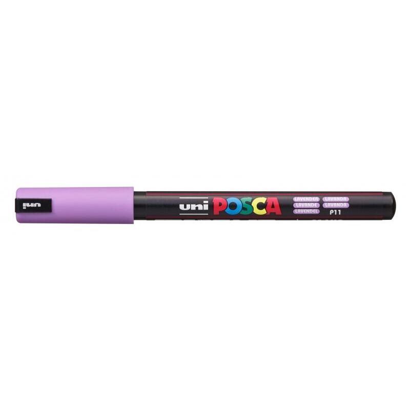Pack De 6 Unidades Posca Pc-1mr Marcador De Pintura - Punta Roller De Fibra 0.7mm - Tinta Pigmentada Base Al Agua -