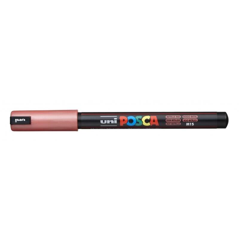 Pack De 6 Unidades Posca Pc-1mr Marcador De Pintura - Punta Roller De Fibra 0.7mm - Tinta Pigmentada Base Al Agua -