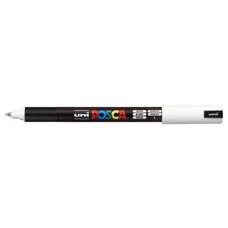 Pack De 6 Unidades Posca Pc-1mr Marcador De Pintura - Punta Roller De Fibra 0.7mm - Tinta Pigmentada Base Al Agua -