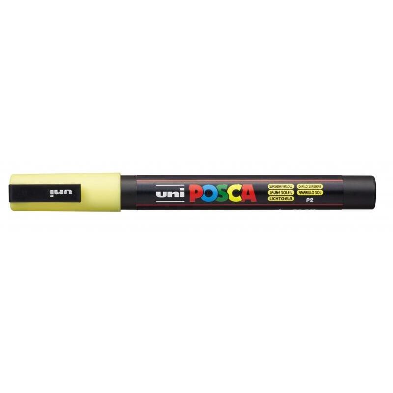 Pack De 6 Unidades Posca Pc-3m Marcador De Pintura - Punta Conica 0.9-1.3mm - Tinta Base Al Agua - Resistente A La Luz