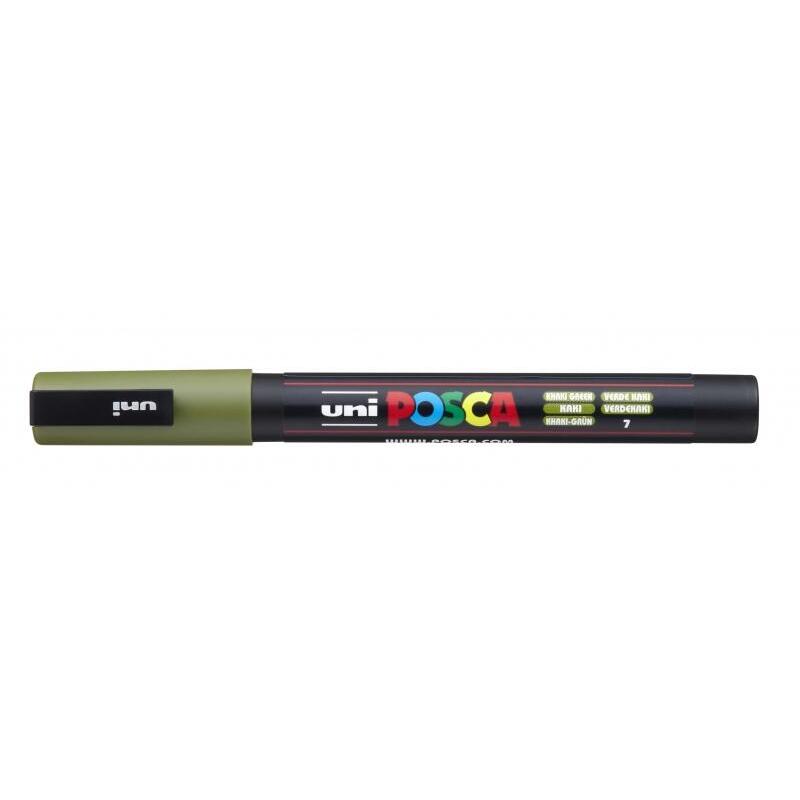 Pack De 6 Unidades Posca Pc-3m Marcador De Pintura - Punta Conica De Poliester 0.9-1.3mm - Tinta Base Al Agua -