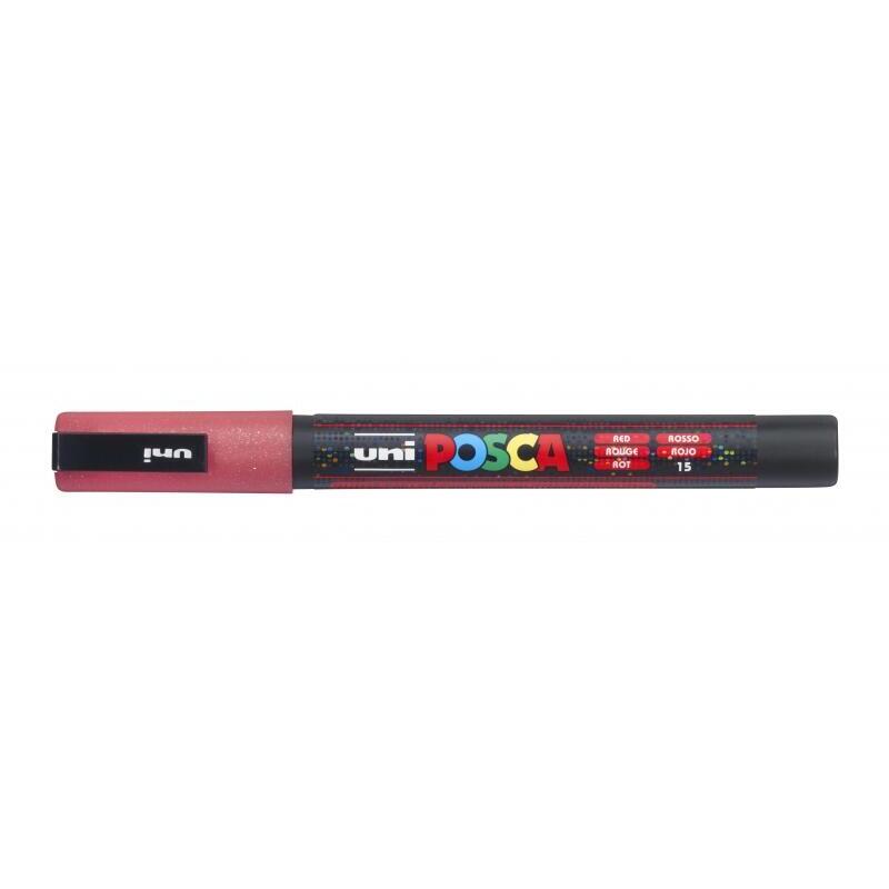Pack De 6 Unidades Posca Pc-3ml Marcador De Pintura - Punta Conica De Poliester 0.9-1.3mm - Tinta Base Al Agua -