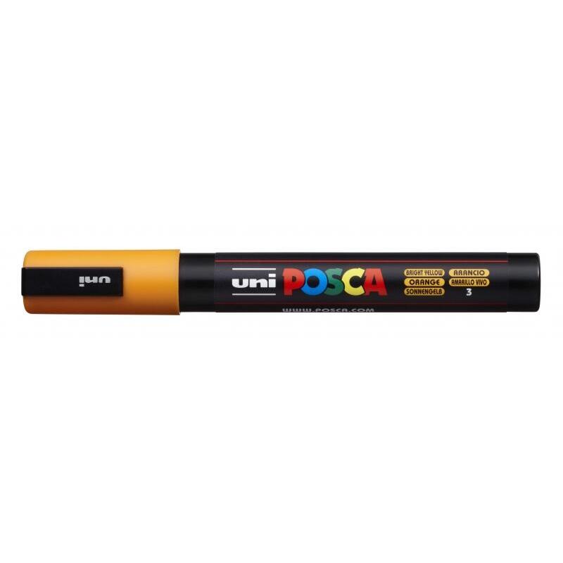 Pack De 6 Unidades Posca Pc-5m Marcador De Pintura - Punta De Bala 1.8-2.5mm - Tinta Base Al Agua - Resistente A La Luz