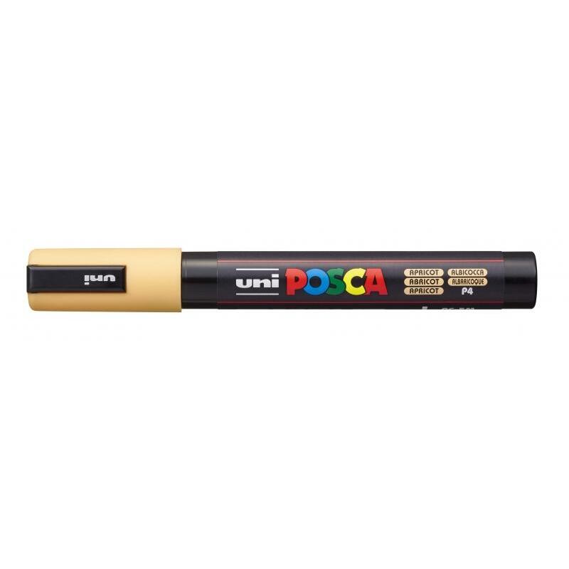 Pack De 6 Unidades Posca Pc-5m Marcador De Pintura - Punta De Bala 1.8-2.5mm - Tinta Base Al Agua - Resistente A La Luz