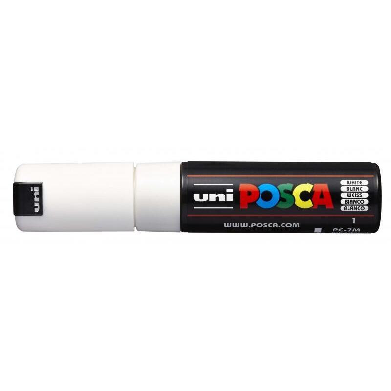 Pack De 6 Unidades Posca Pc-7m Marcador De Pintura - Punta De Poliester Forma De Bala 4.5-5.5mm - Tinta Base Al Agua -