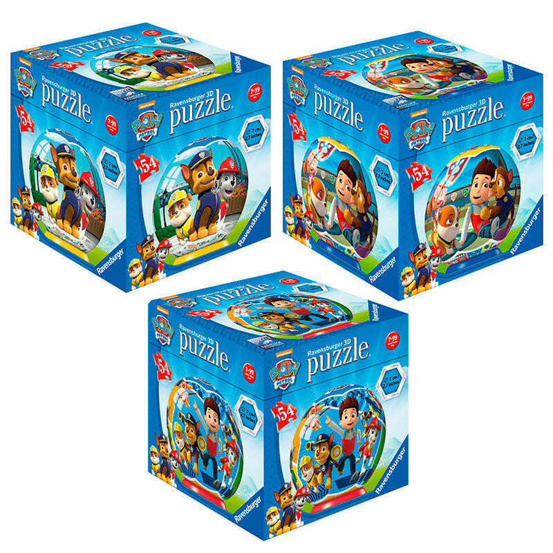 Pack De 6 Unidades - Puzzle 3d Patrulla Canina Surtido 54pz