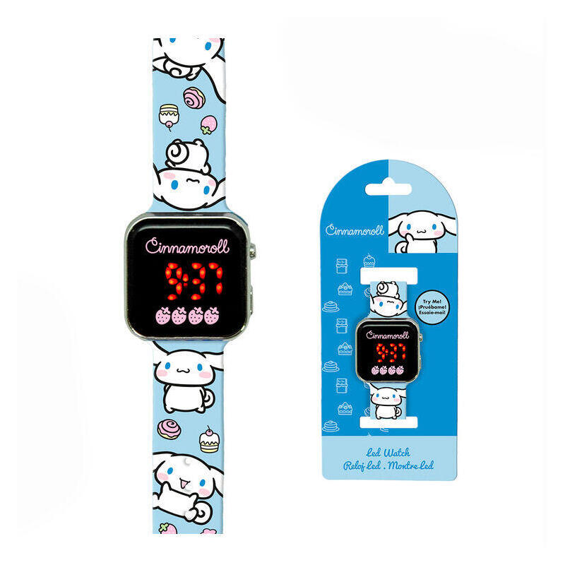 Pack De 6 Unidades - Reloj Led Cinnamoroll Hello Kitty