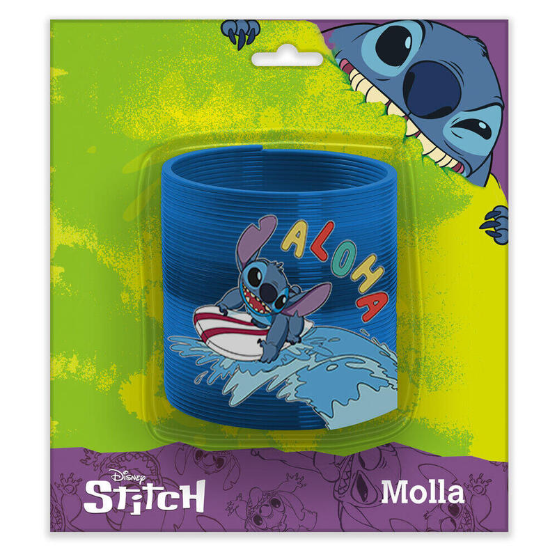 Pack De 6 Unidades - Resorte Slinky Stitch Disney