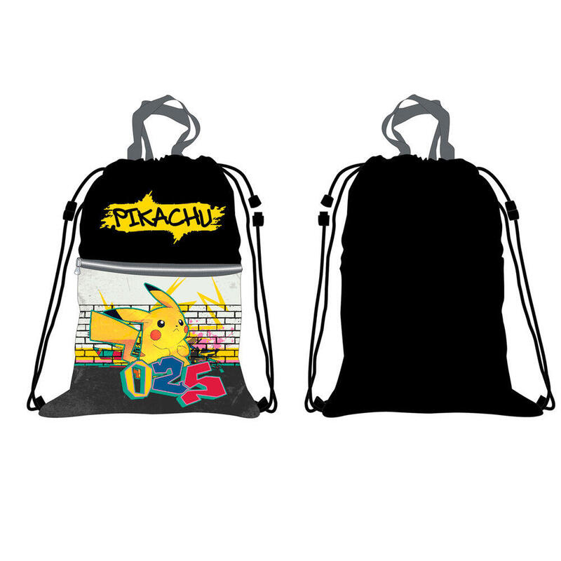 Pack De 6 Unidades - Saco Pikachu Pokemon 45cm