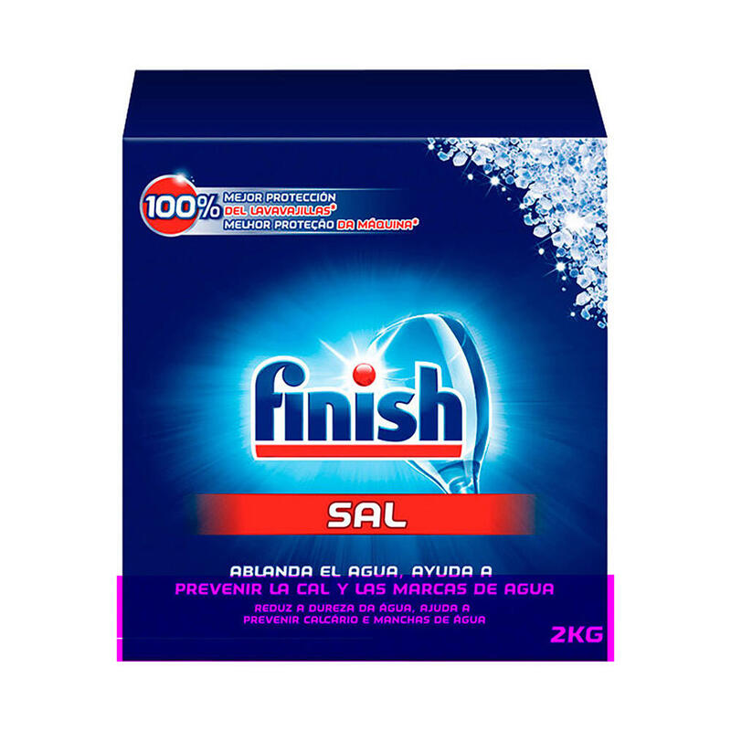 Pack De 6 Unidades - Sal Finish Para Lavavajillas 2kg