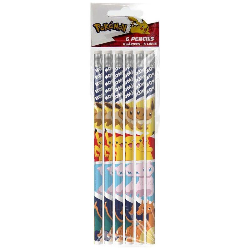 Pack De 6 Unidades - Set 6 Lapices Pokemon