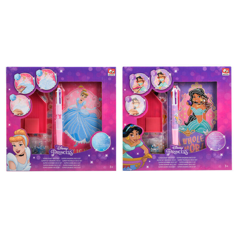 Pack De 6 Unidades - Set Diario Princesas Disney Surtido