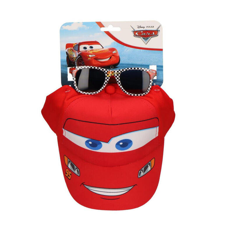 Pack De 6 Unidades - Set Gorra + Gafas Sol Cars Disney Pixar