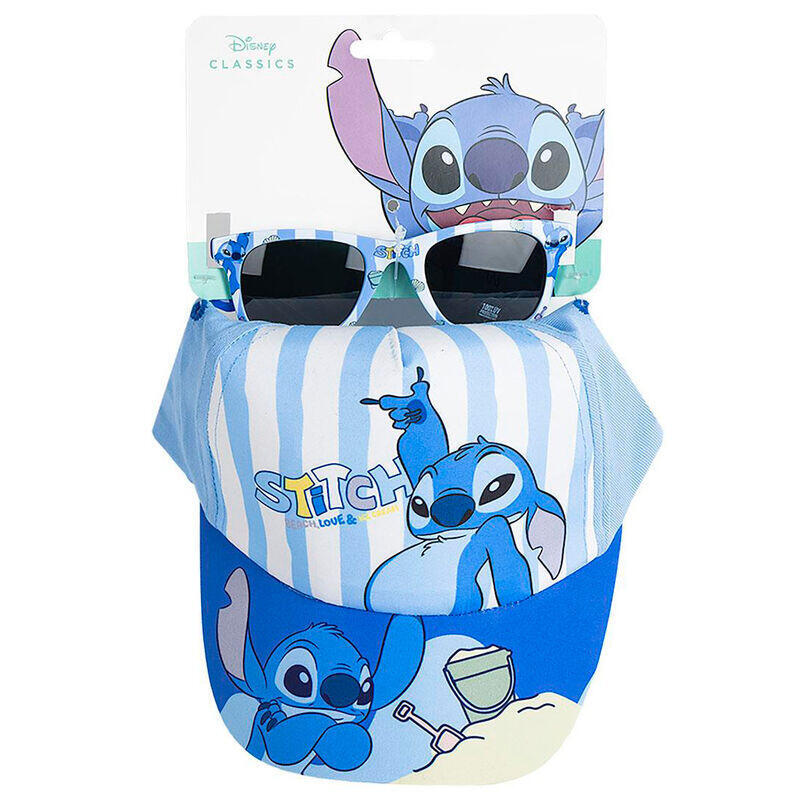 Pack De 6 Unidades - Set Gorra + Gafas Sol Stitch Disney