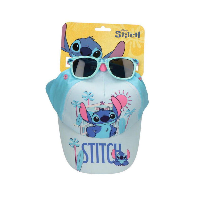 Pack De 6 Unidades - Set Gorra + Gafas Sol Stitch Disney