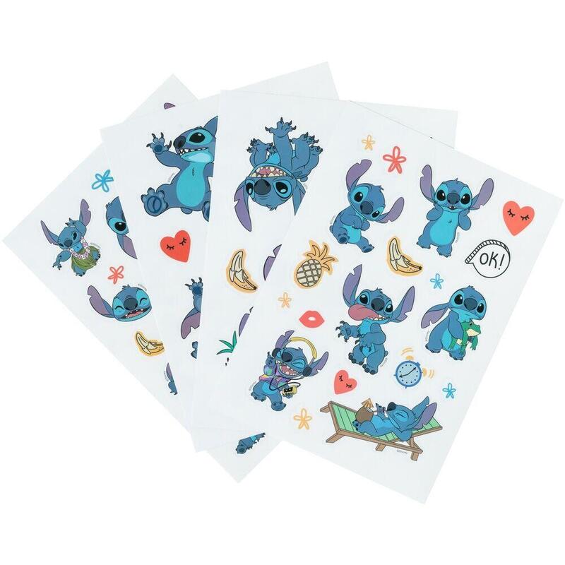 Pack De 6 Unidades - Set Pegatinas Reutilizables Stitch Disney