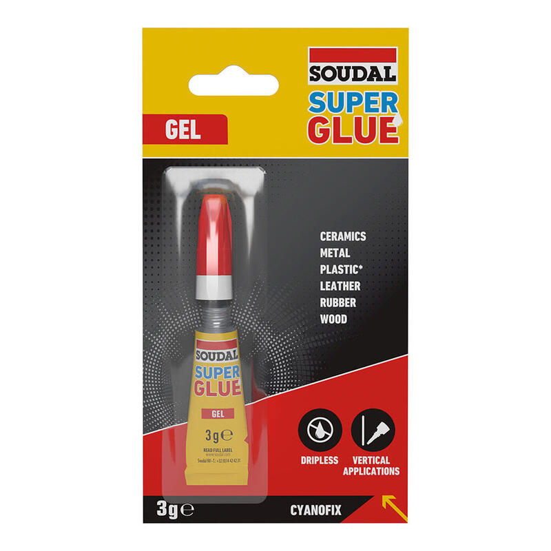 Pack De 6 Unidades - Soudal Super Glue Gel 3g Soudal 116390