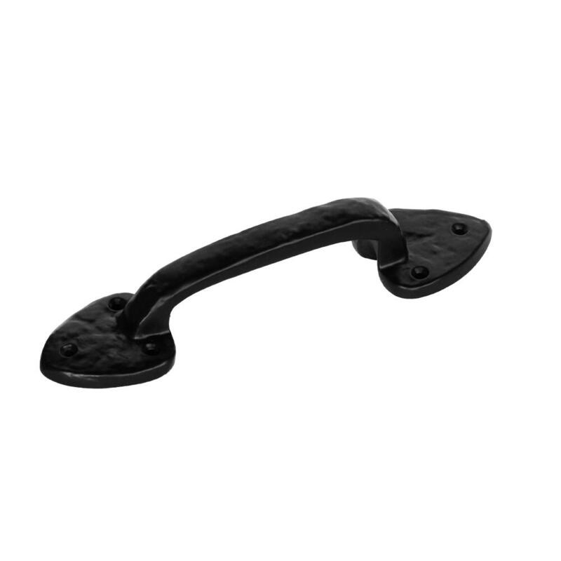 Pack De 6 Unidades - Tirador De Puerta Standard 210mm Forja Negro Edm