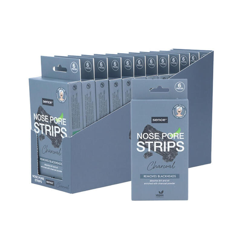 Pack De 6 Unidades - Tiras Limpia Poros Carbón, 6 Unidades