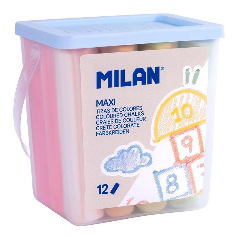 Pack De 6 Unidades - Tizas Maxi, 12 Uds, Bote
