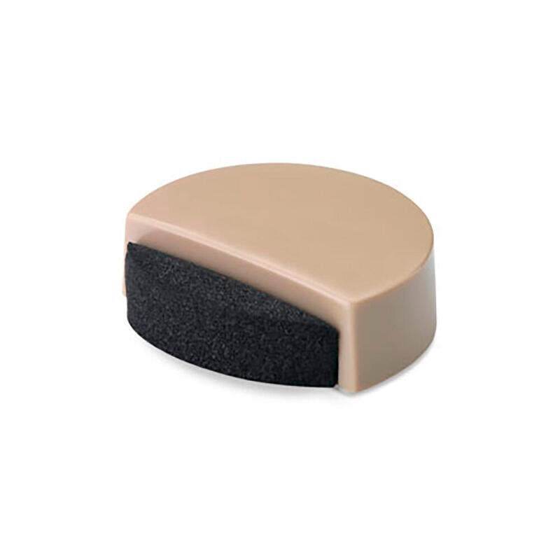 Pack De 6 Unidades - Tope Adhesivo Silencioso Beige (Blister) Inofix