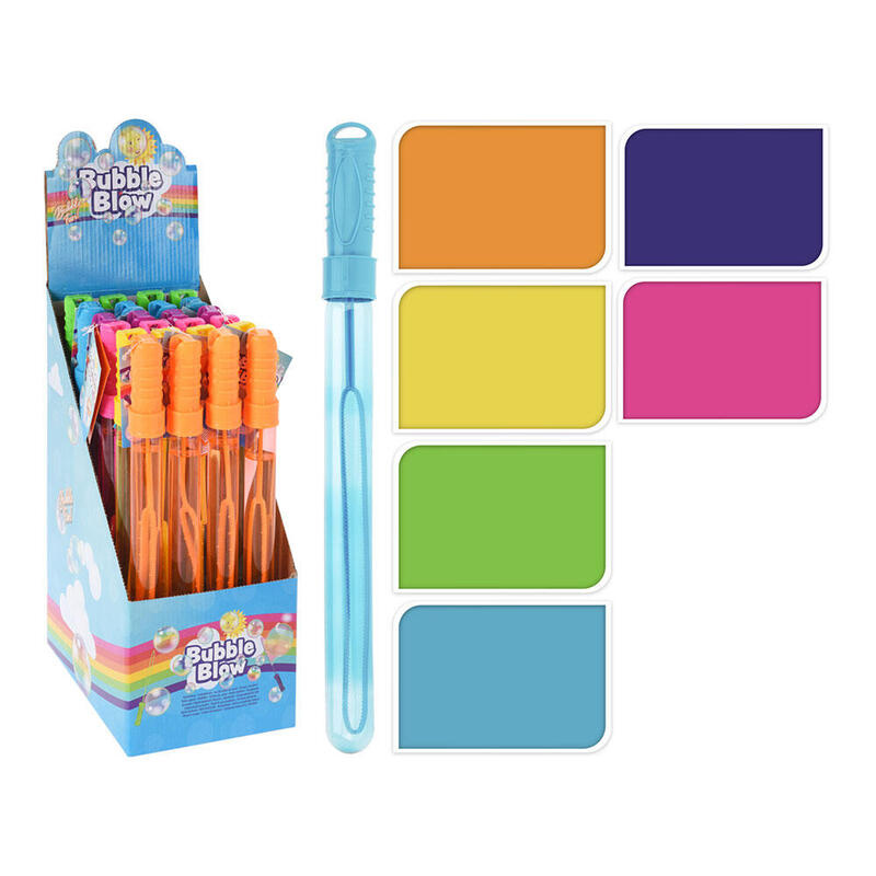 Pack De 6 Unidades - Tubo De Pompas De Jabon 125ml Colores Surtidos