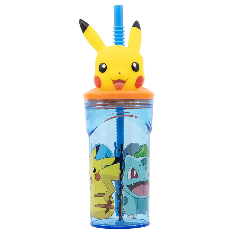 Pack De 6 Unidades - Vaso Figura 3d Pokemon 360ml