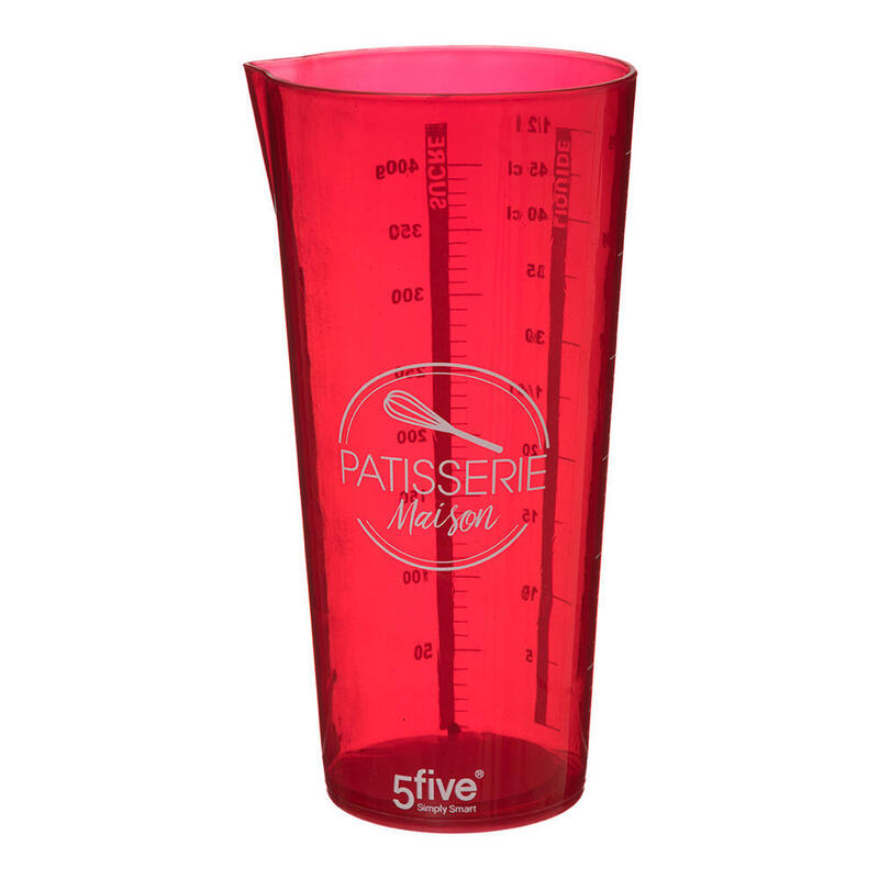 Pack De 6 Unidades - Vaso Medidor 500ml Colores Surtidos 16.3x8.4x7.8cm