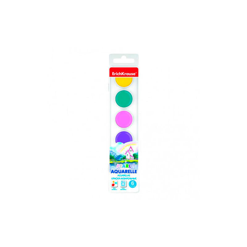 Pack De 7 Unidades - Acuarelas Estuche 6 Colores Perlados