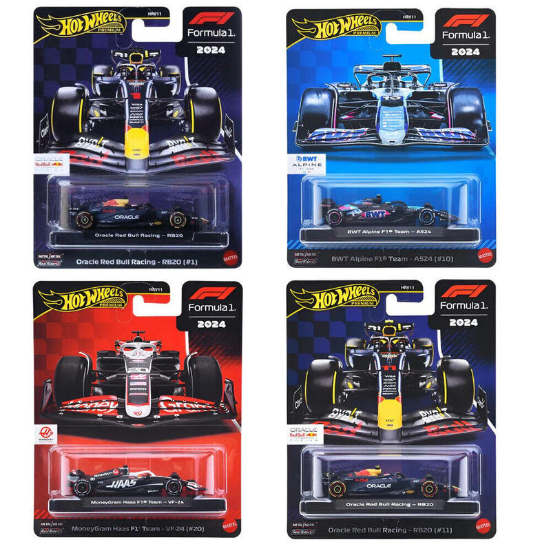 Pack De 8 Unidades - Coche Premium F1 Hot Wheels Surtido