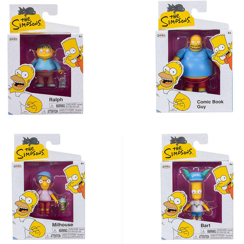 Pack De 8 Unidades - Figura Los Simpsons 6cm Surtido