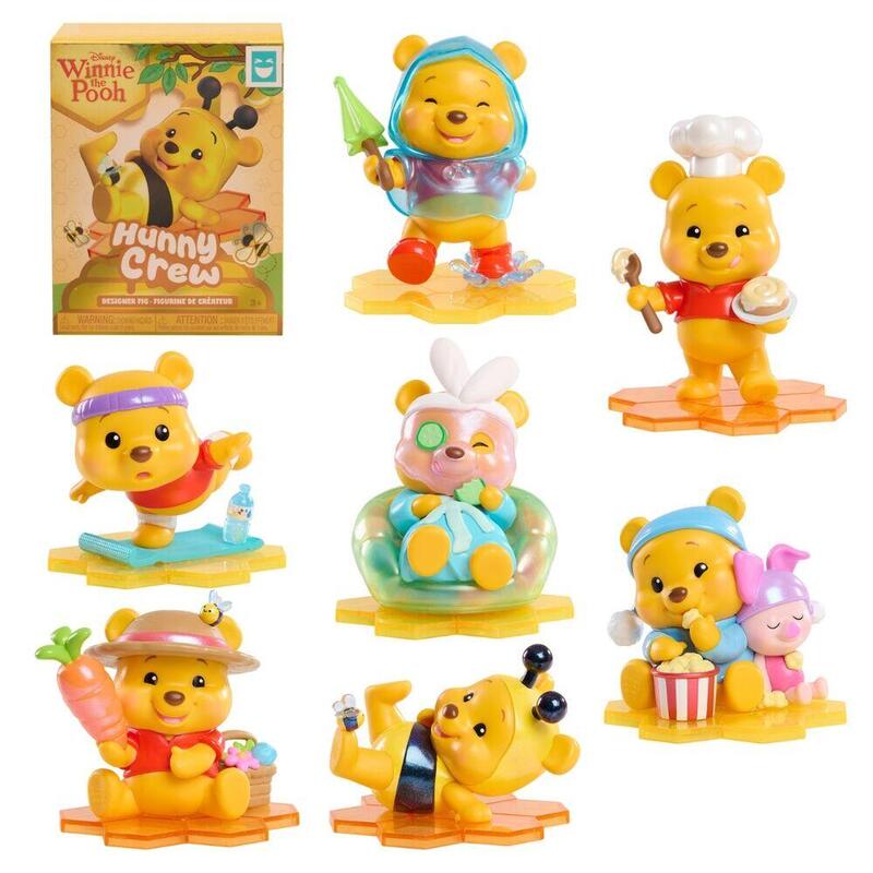 Pack De 8 Unidades - Figura Sorpresa Comfy Cozy Winnie The Pooh Disney Surtido