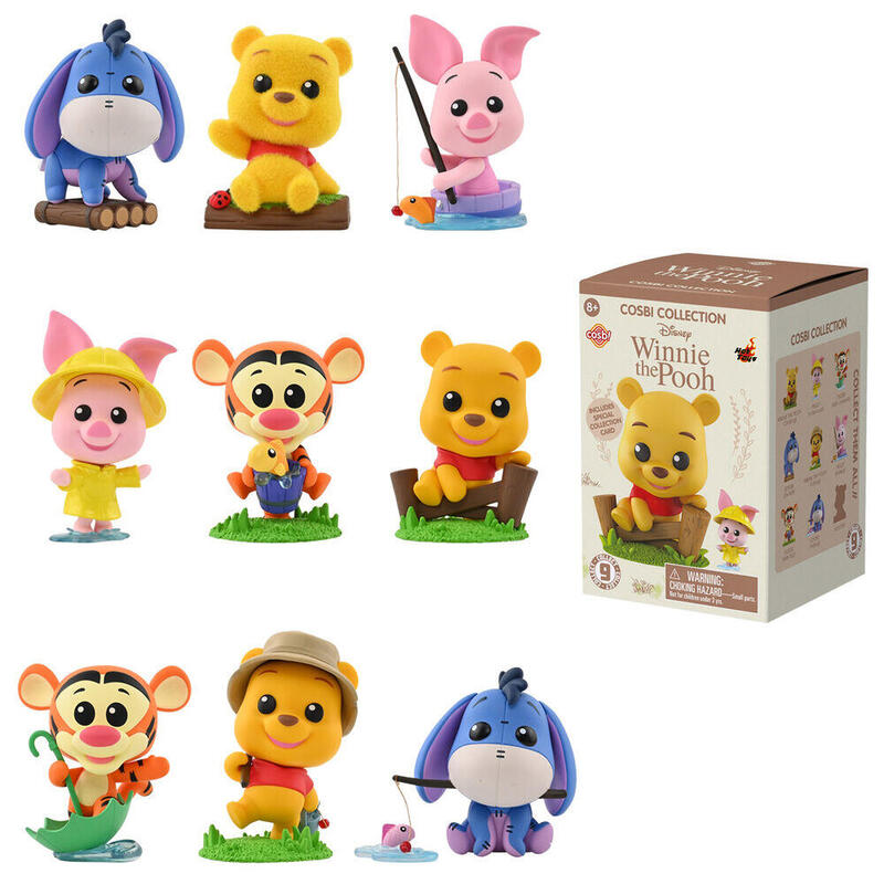Pack De 8 Unidades - Figura Sorpresa Cosbi Winnie The Pooh Disney Surtido