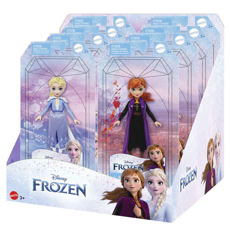 Pack De 8 Unidades - Mini Muñeca Frozen Disney Surtido