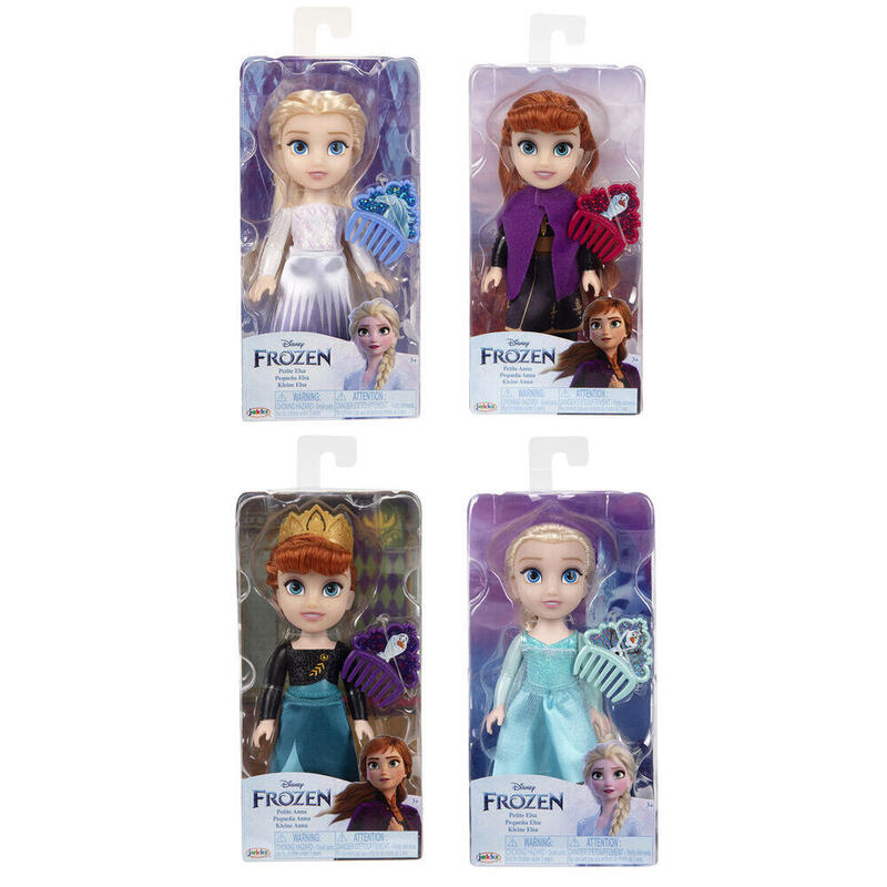 Pack De 8 Unidades - Muñeca Frozen 2 Disney 15cm Surtido