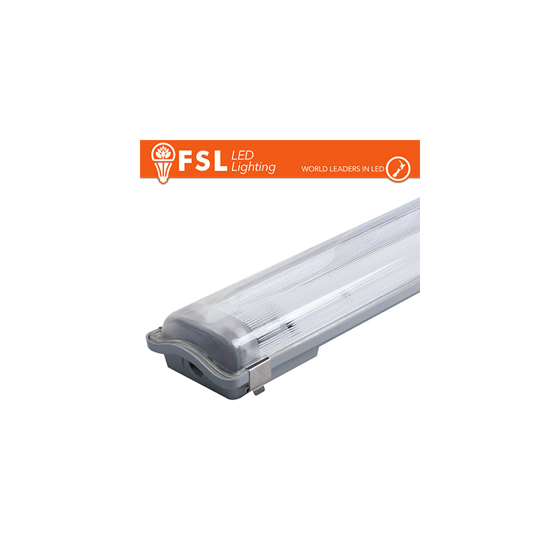 Pack De 8 Unidades Plafo Stanco Portatubo T8 Ip65: 2 Tubo 120cm