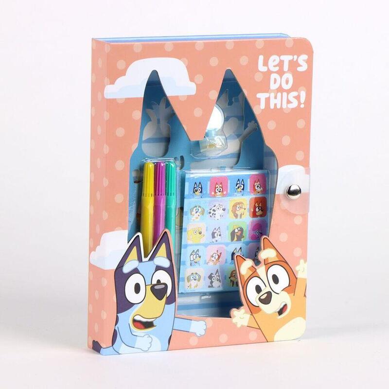Pack De 8 Unidades - Set Cuaderno Bluey