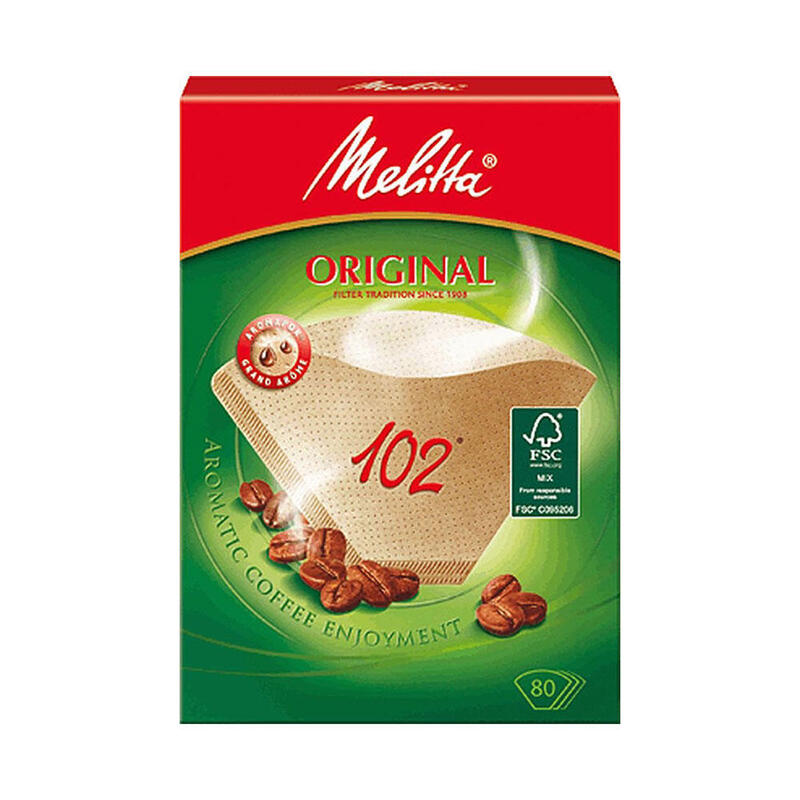 Pack De 9 Unidades - Filtro Café Original 102, 80 Uds