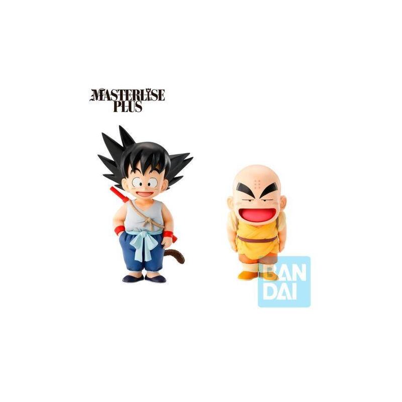 Pack De Figuras Masterlise Banpresto - Son Goku Y Krillin Training · Dragon Ball · 13cm