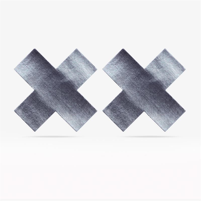 Pack Pezoneras Cruces Negro Y Gris