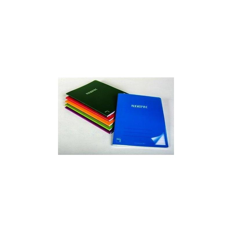 Pacsa Libreta Flexipac 48 Hojas Pauta 2,5 Tapas Polipropileno A4 90gr C/Surtidos -6u-